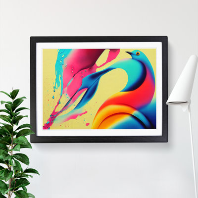 Brilliant Abstract Bird - Single Picture Frame Print