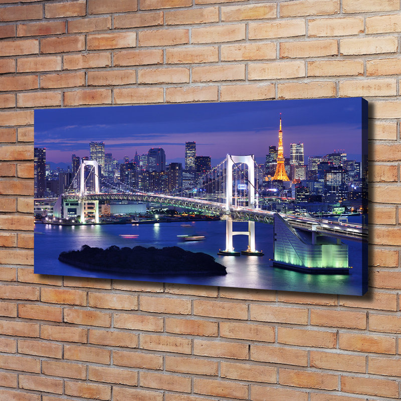 Bridge In Tokyo - Wrapped Canvas Print