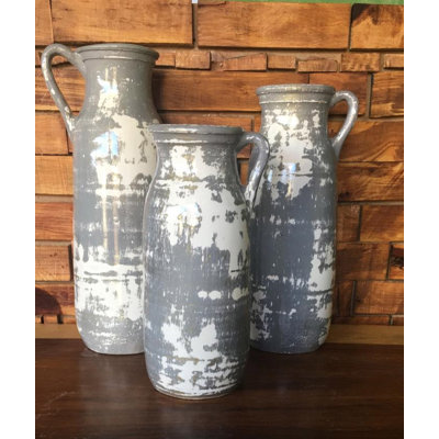 Aviana Handmade Terracotta Floor Vase