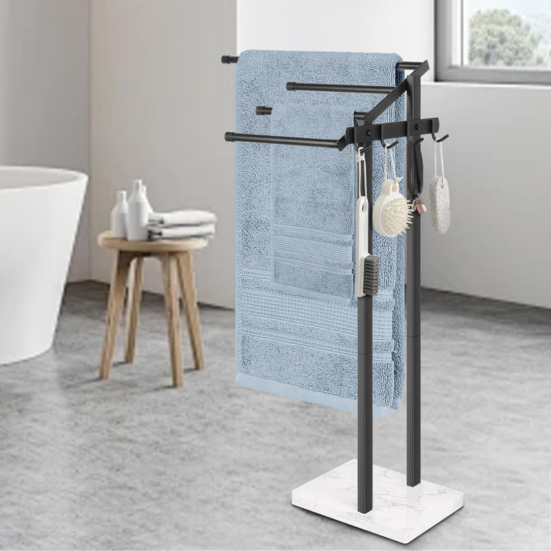 Porte-serviettes de salle de bain de 36 pouces de hauteur