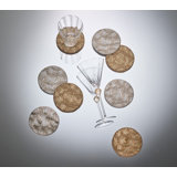 Lune 4 Piece Coaster Set in a Gift Bag