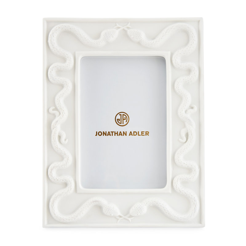 Eden Matte White Ceramic Rectangular Picture Frame