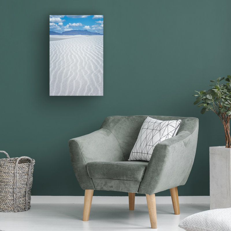 Œuvre sur toile, bolice Janice Sullivan, Whitesands, Nouveau-Mexique, H 47 po x l 30 po