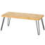 Table basse Devynn, table basse, table de salon avec pieds en métal-1278856643