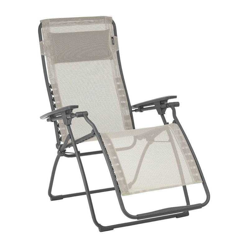 Fauteuil zéro gravité Lafuma Futura, Gris, Basalte