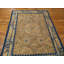 Soft Cream Color Wool Pile Mid 19th Century Antique Chinese Ningxia Rug