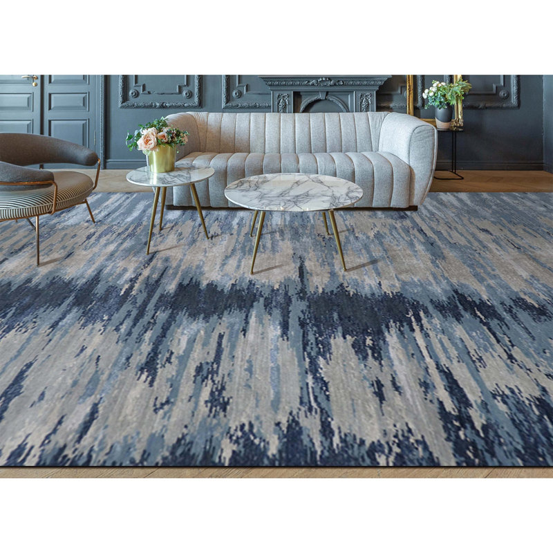 Abstract Area Rug, Rectangle 6' x 9'