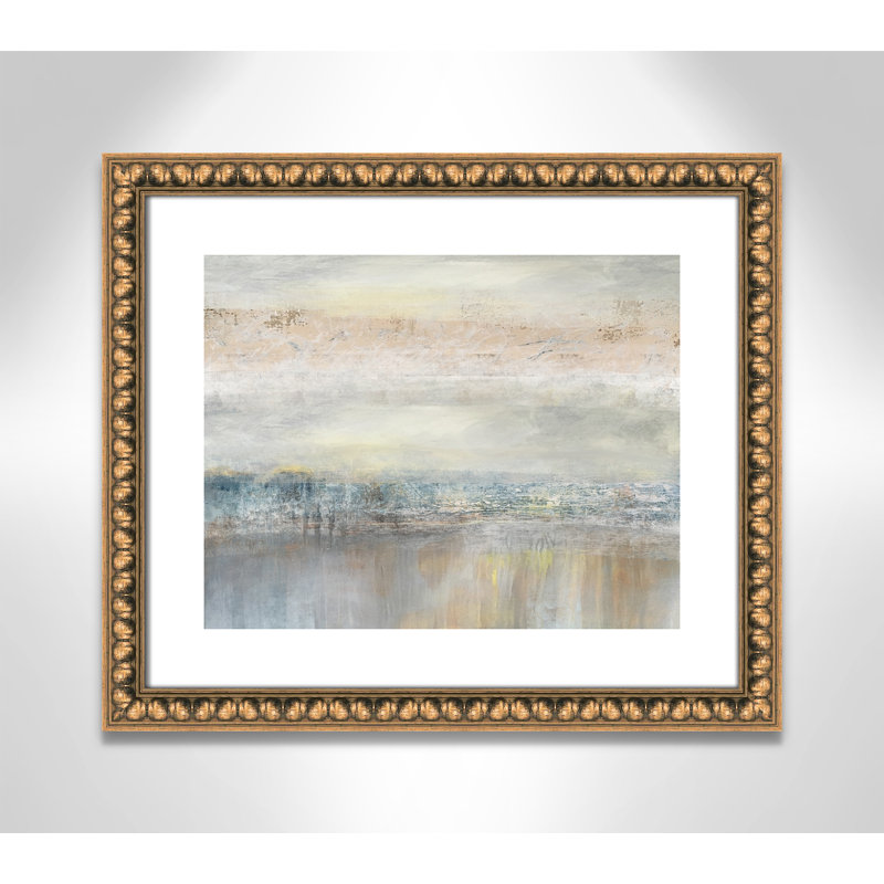 «Electra From A Distance» par Nan - reproduction d'art, Papier dans un cadre photo, H 16 po x l 19 po, Argent argent