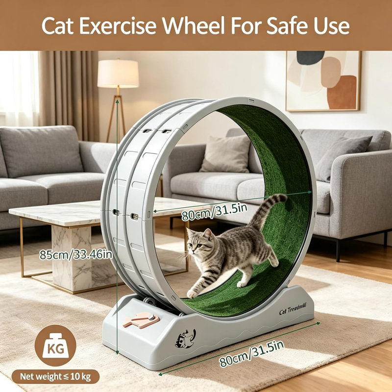 Cat Wheels 85cm H Cat Tree