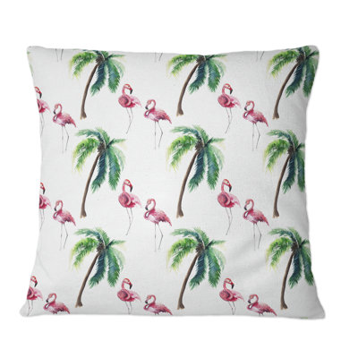 Coussin Tropical Tropical Hawaii Palm Leaves II