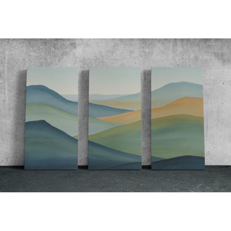 Reproduction d'art abstrait abstrait sur toile, art mural paysage serein, décor naturel moderne pour le salon, reproduction d'art