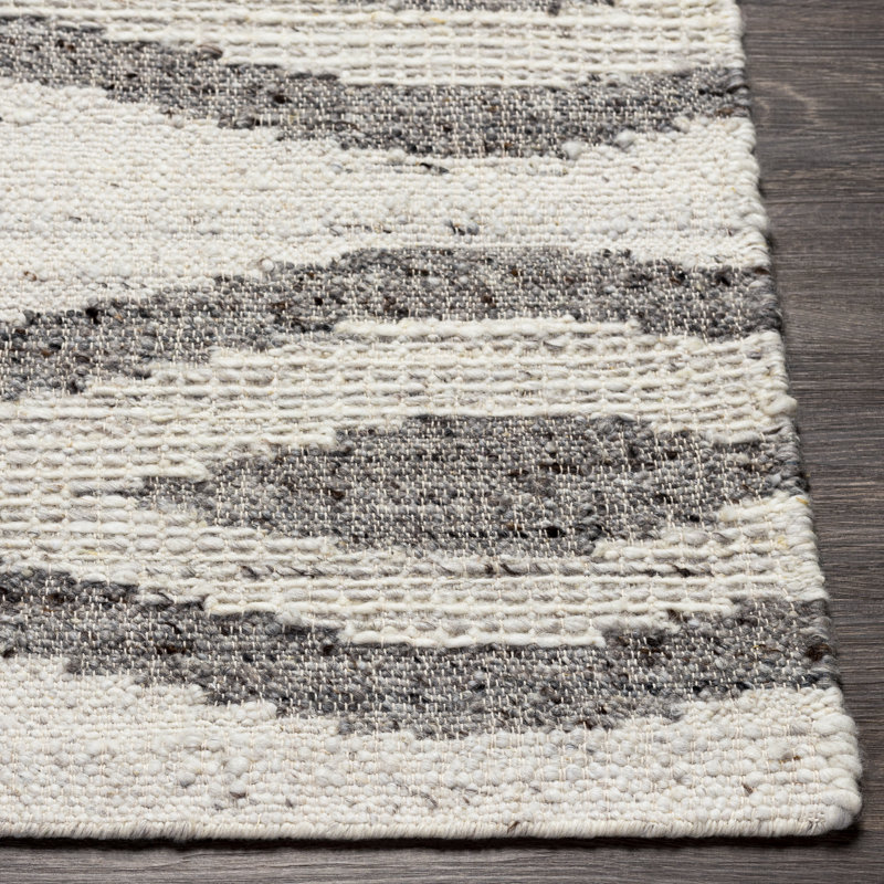 Wool Chevron Indoor Rug, Rectangle 8'10" x 12'