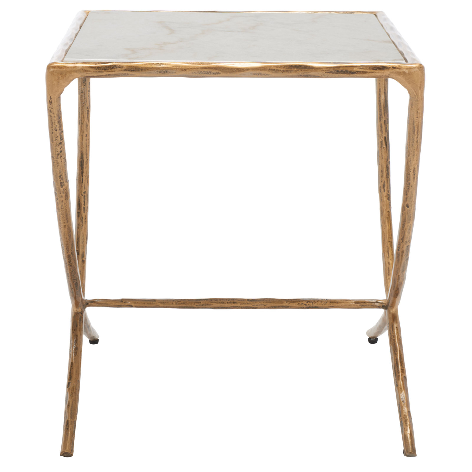 Evelynn Genuine Marble End Table