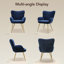 Chaise d'appoint moelleuse en laine d'agneau-707069940