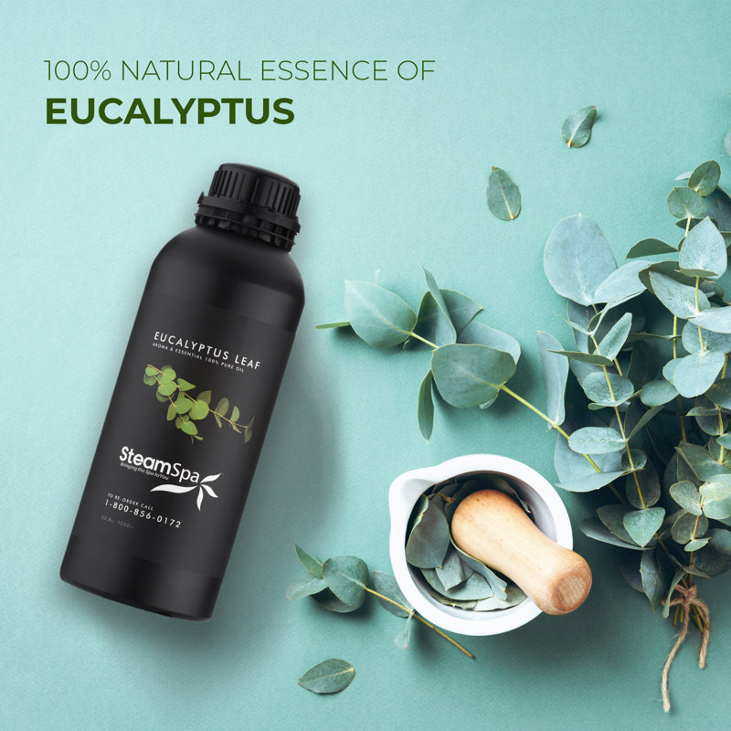 Huile essentielle 100% naturelle d'eucalyptus 1000 ml