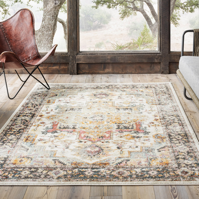 Hallock Oriental Indoor Rug, Rectangle 9'3" x 13'