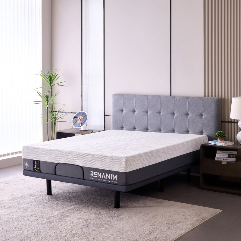Renanim Full Hybrid Foam Mattress - 10 Inch – Breathable Comfort, Motion Isolation Mattress in a Box, Full / Double, 10
