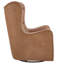 Fauteuil à oreilles pivotant capitonné en similicuir Waverly-107165116