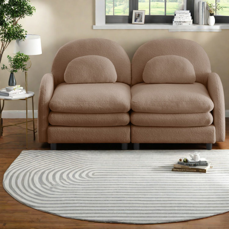 Causeuse incurvée 2 places Cloud Comfort