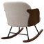 Chaise berçante rembourrée Valera-329059824