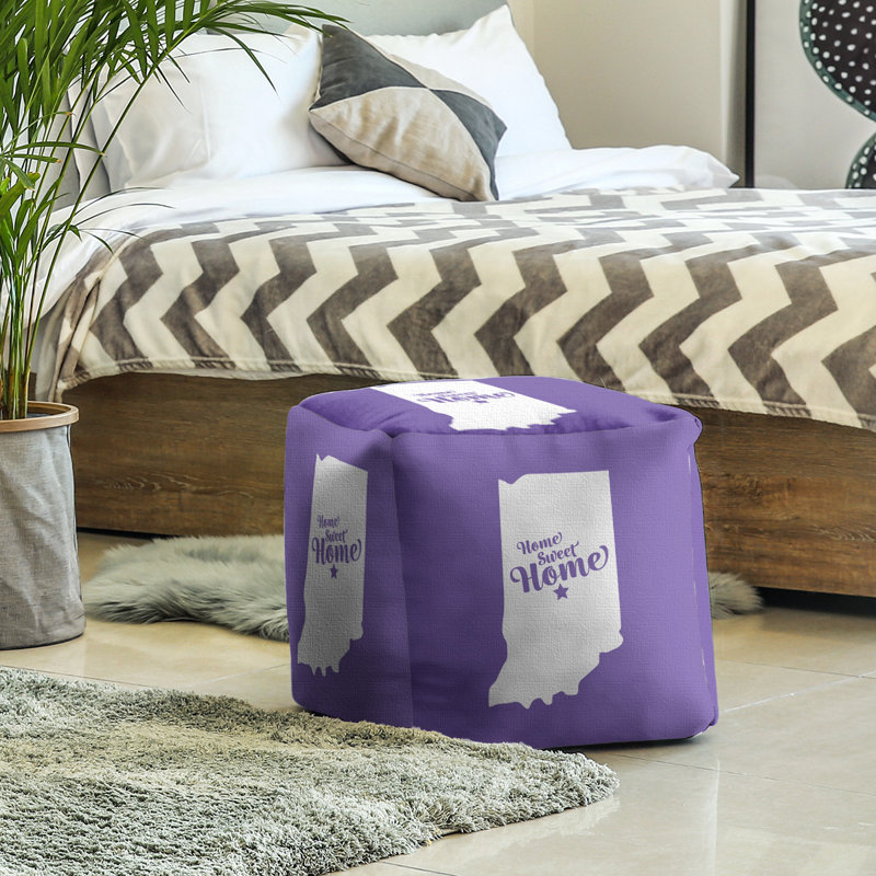 Repose-pieds à cubes indianapolis the home, Mauve