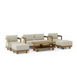 Granada Outdoor 6 - Piece Teak Conversation Set