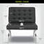 Alexuis Faux Leather Slipper Chair-123459714