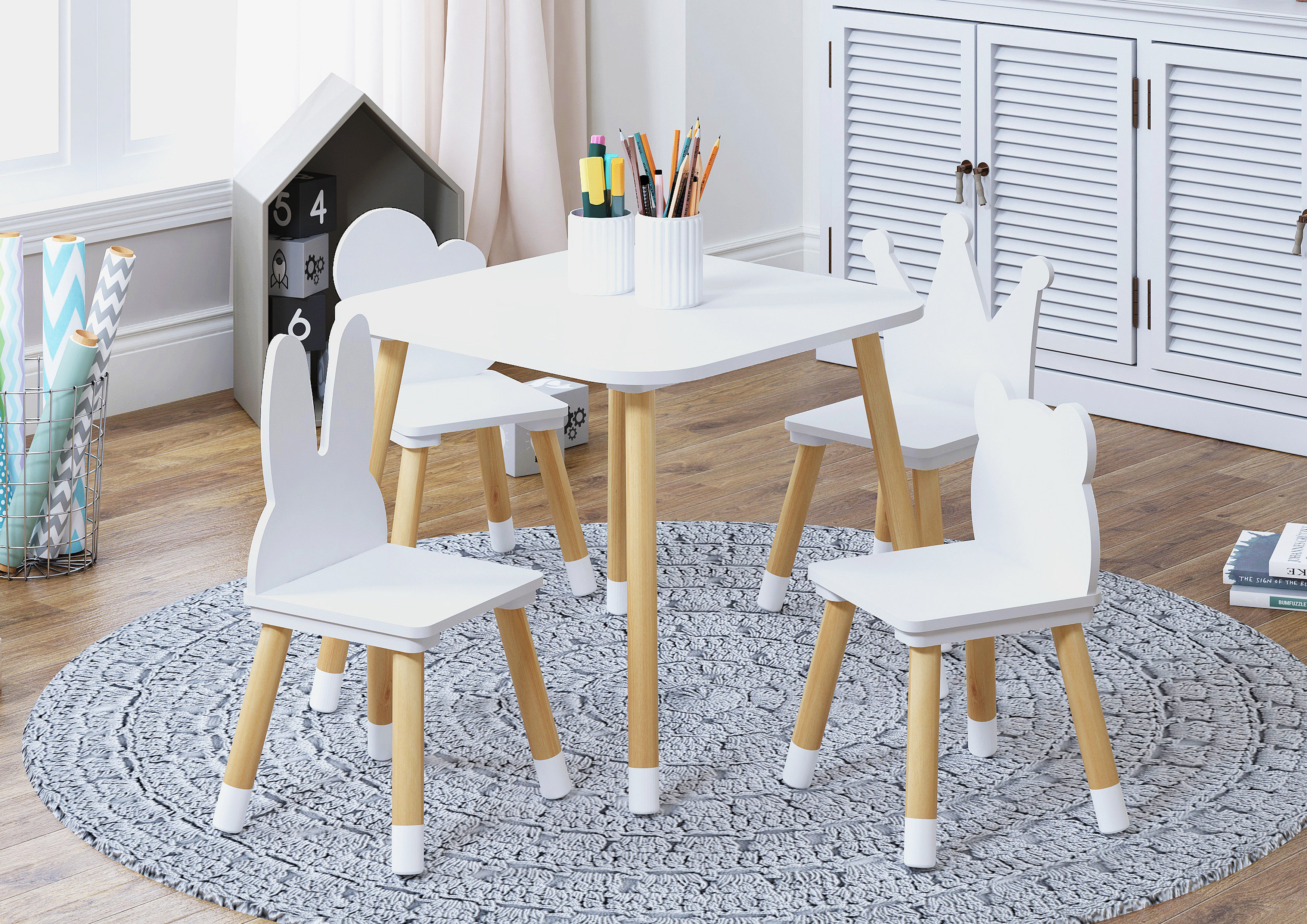 Kids play 2025 table chairs