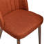 46.5cm H Fabric Upholstered Back Side Chair Solid Wood Dining Chair-629222279