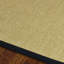 Tapis en jute / noir / noir Chester-1807886385