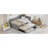 Upholstered Daybed With Trundle And Three Drawers-1374880438-1374880439