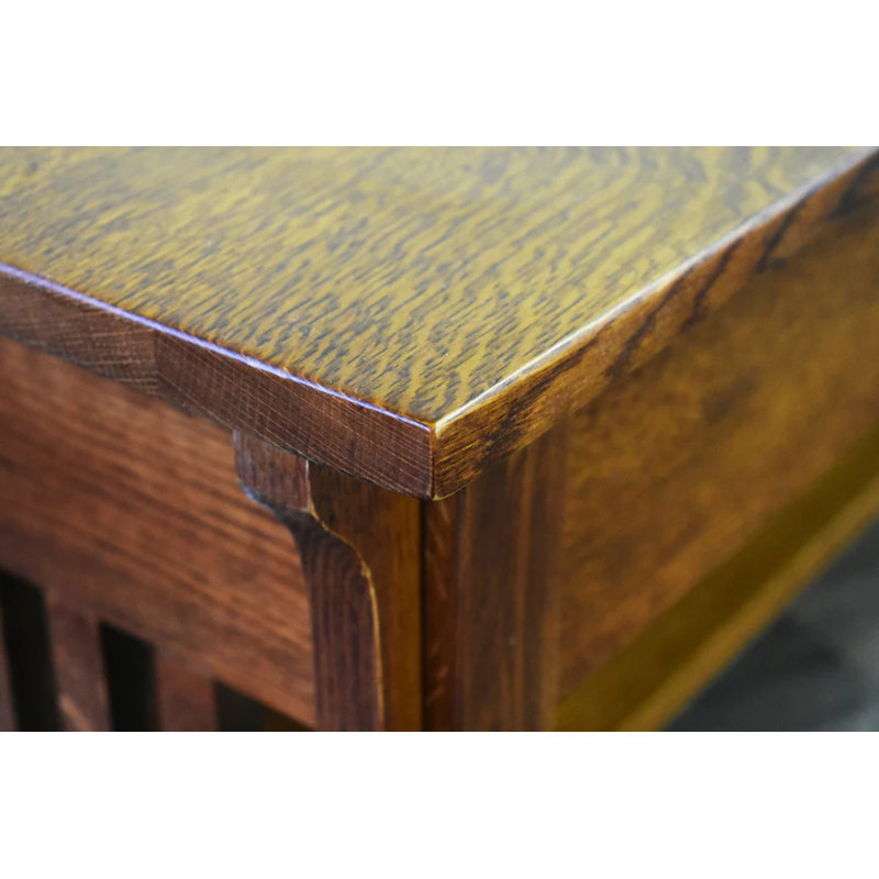 Table basse à 4 pieds en bois massif avec rangement Albano, Noyer