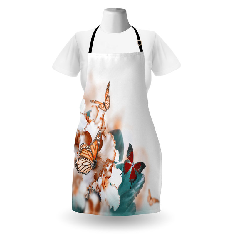 Multicolore, tablier East Urban Home Nature unisexe, papillons colorés, taille adulte
