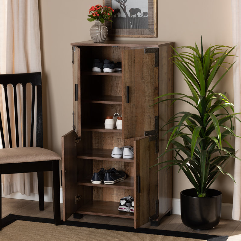18 Pair Shoe Storage Cabinet