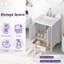 Ensemble de meuble-lavabo simple 24 po Cholena-782810705-782810707