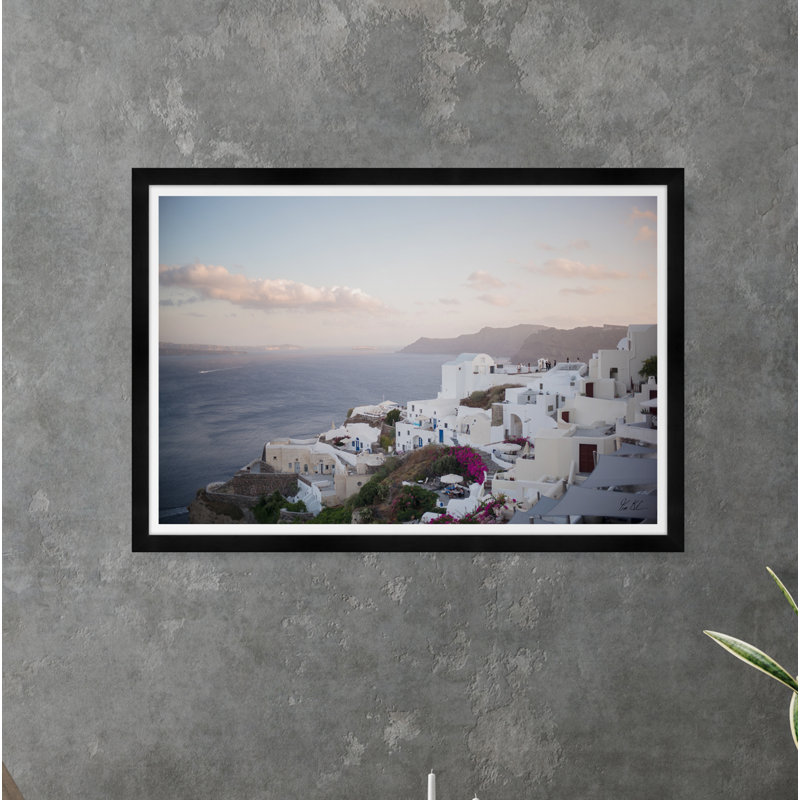 Oia Sunset Coastline V by Tim Klein