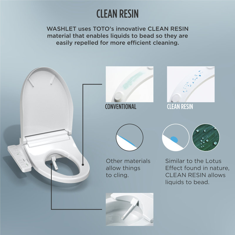 Washlet® KC2 Electronic Round Bidet Seat