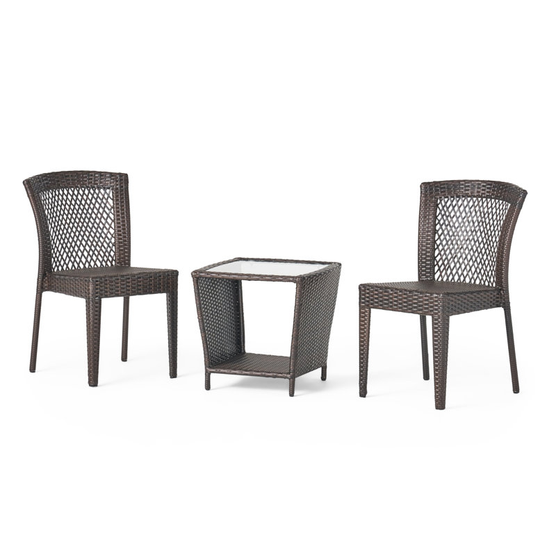 Woolard 3 Piece Conversation Set