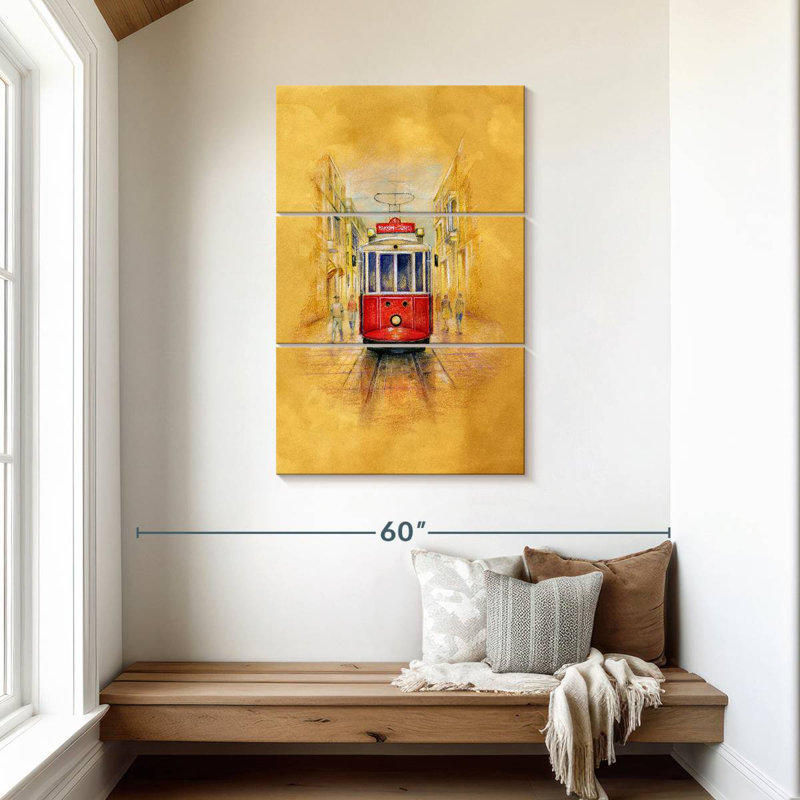 Mehar vÃ‘Â¬8stiklal Caddesi Red Tram, 45" H x 28" W