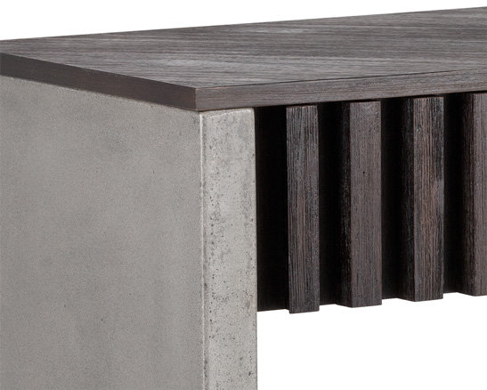 Mixt 55'' W Solid Wood Console Table