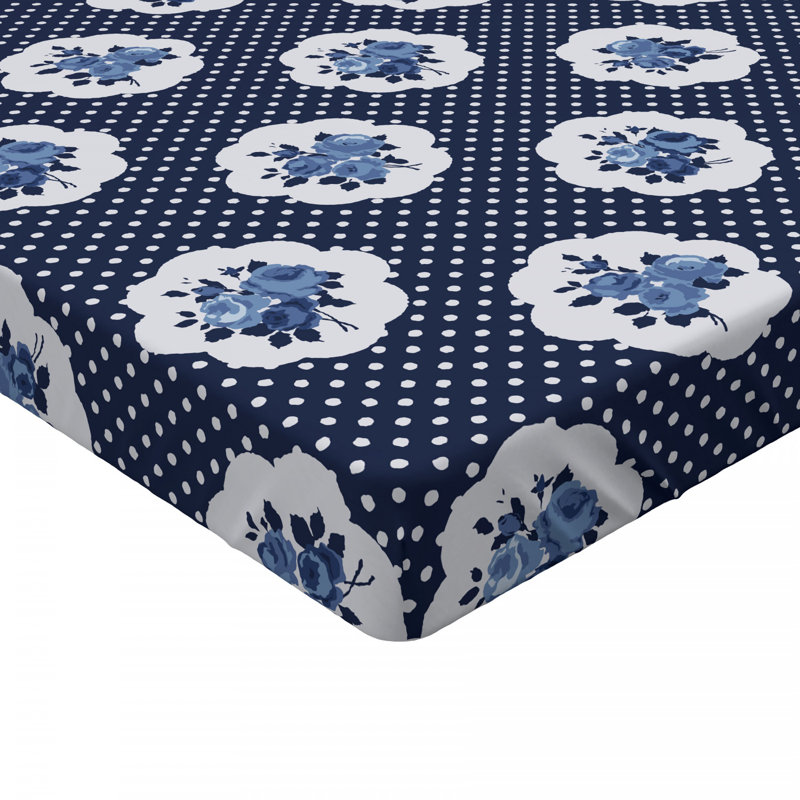Drap-housse à pois, Drap-housse de taille simple, Floral