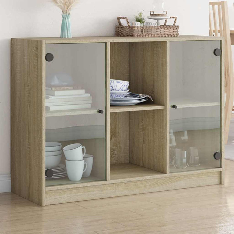 Sideboard 102X37x75.5 Cm Engineered Wood, Sonoma Oak