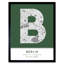 Berlin City Map Berlin Germany City Map Green - Single Picture Frame Typography