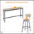 4 Pieces Dining Table Sets With Fixed Table, Ergonomic Stools, And Industrial Design For Modern Homes-145626263-145626260