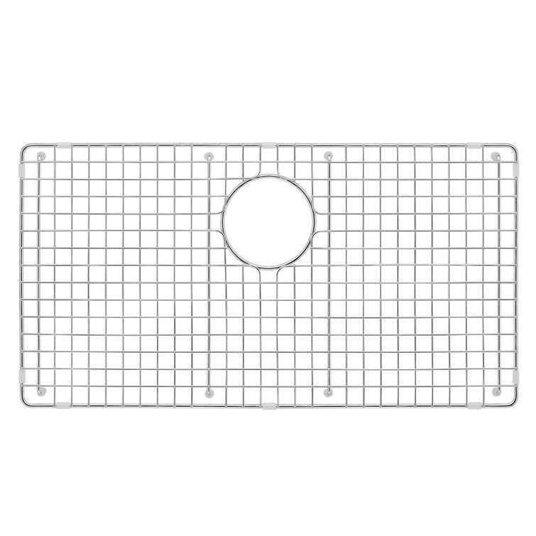 Kitchen Sink Grids Rear Drain Left To Right 28.39" x Front To Back 14.17" With Corner 0.39-in HSW-R2