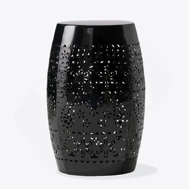 Ruby 12" Side Table, Black