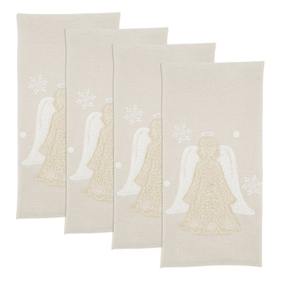 Winged Angel Guest Towel (Set of 4)