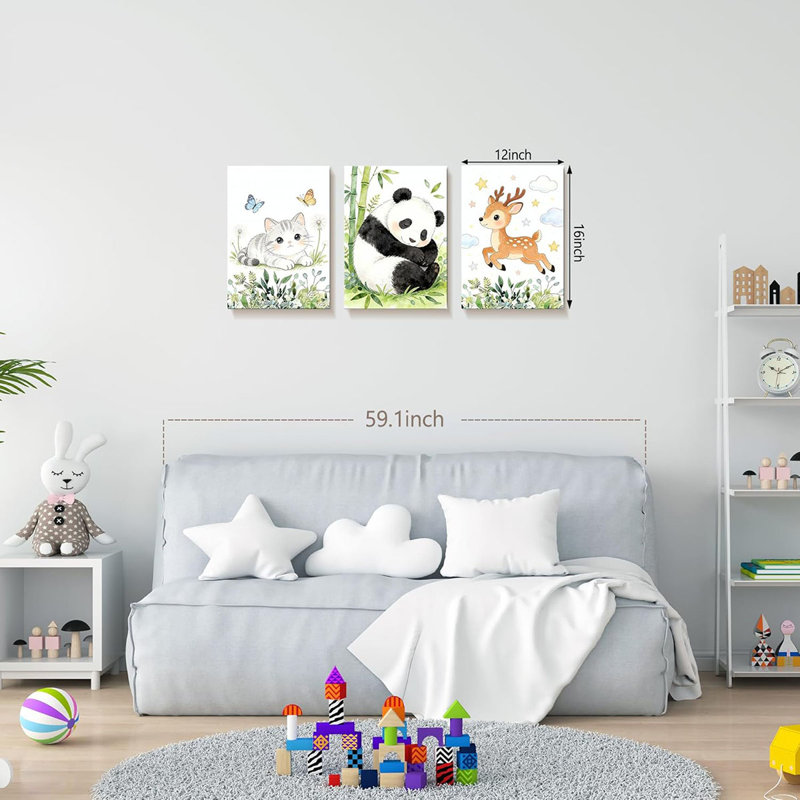3 Piece Wrapped Canvas Print