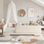 Lit plateforme de style moderne avec pieds fuselés, cadre de lit en bois massif, lit avec tête de lit tapissier Boucle, support de lattes en bois durable, aucun sommier nécessaire-529718112-529718113