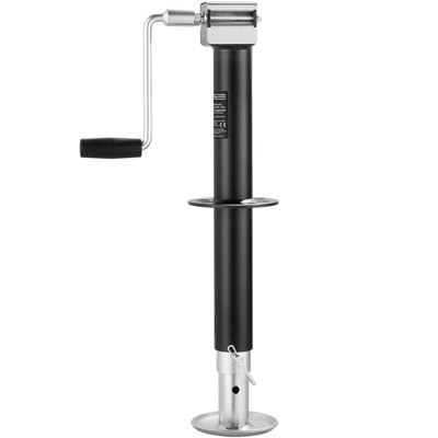 5000 lbs A-Frame Trailer Jack, 15-Inch Vertical Travel, Trailer Lift Jack with Adjustable 7-Level Drop Leg & Drill Socket, Cordless Drill Compatible, Suitable for RV, Utility, Yacht Trailers